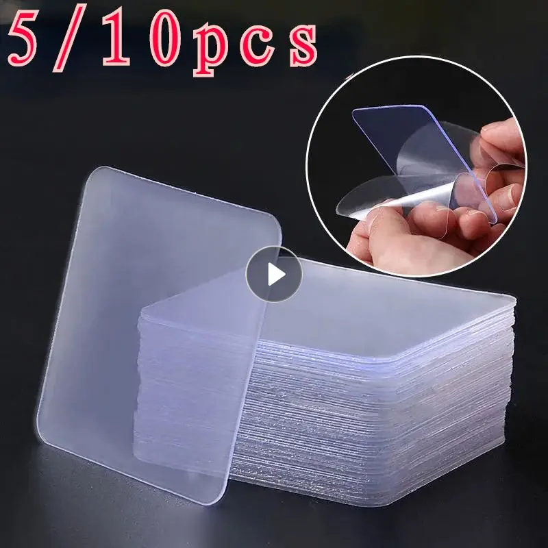 5/10Pcs Powerful Non-Mark Sticker Photo Wall Auxiliary Double-Sided Pendating Fixed Two-Sided Bathroom Waterproof Viscose Tape