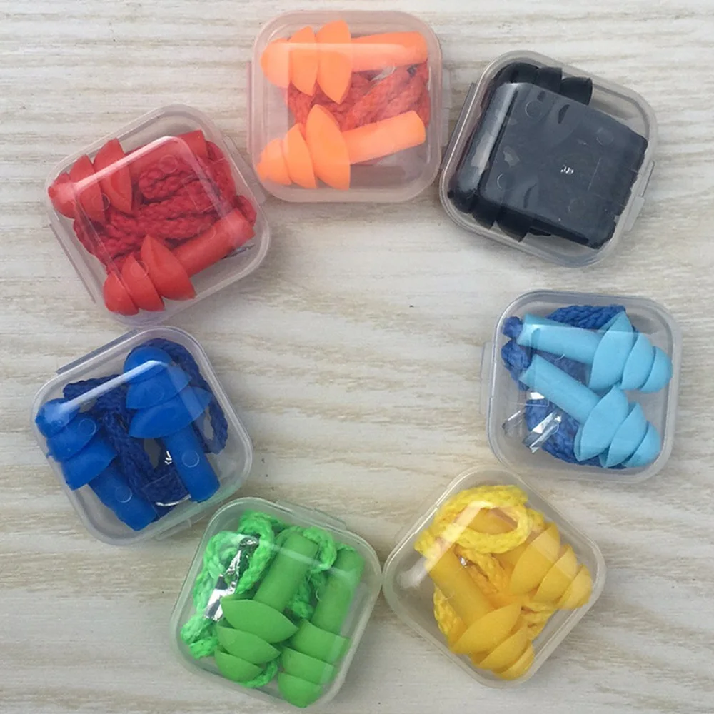 10PCS/5PCS/3PCS/1PC protective earplugs, suitable for diving, swimming, noise reduction, sleeping, and learning earplugs