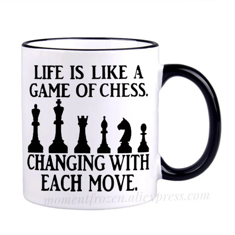 Game of Chess Gamer Coffee Mugs, Gamer Cups Coffeeware Boyfriend Girlfriend Gifts, Kids, Boy Mugen Home Decal, Teaware Drinkware