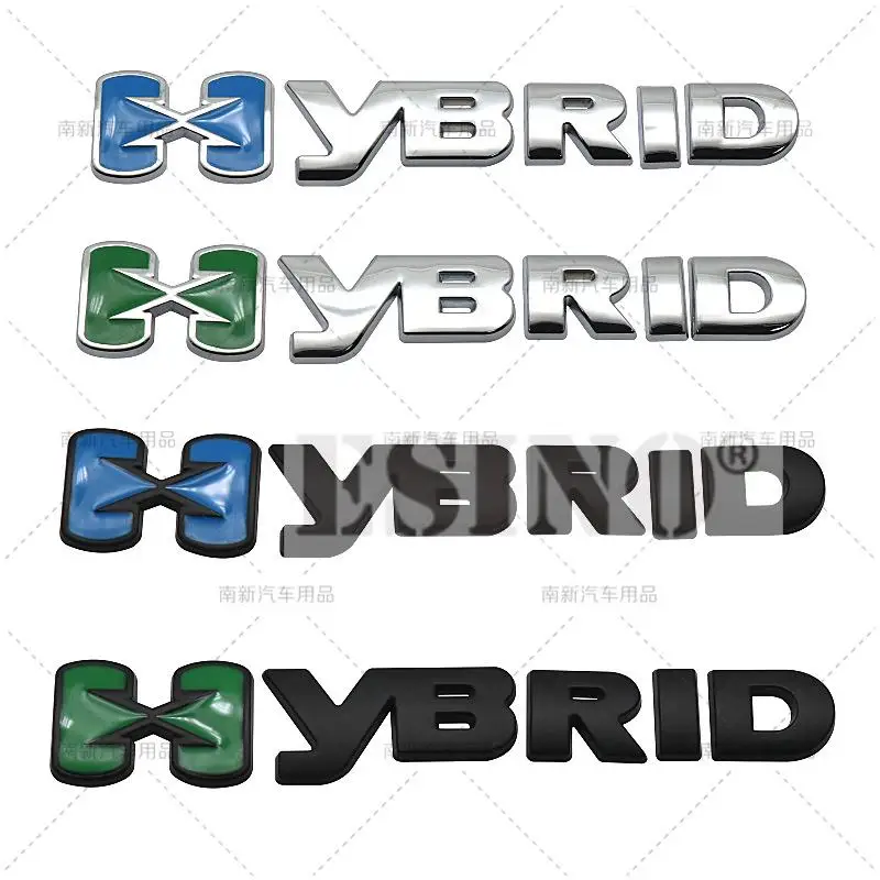 

Car Styling Hybrid 3D Rear Trunk Fender Metal Chrome Zinc Alloy Emblem Badge Decal for Toyota RAV 4 Avalon Camry Corolla Yaris