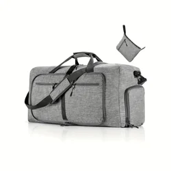 Suitable for outdoor travel 、 camping 、 lightweight folding luggage bag for fitness-men's and women's large-capacity handbag
