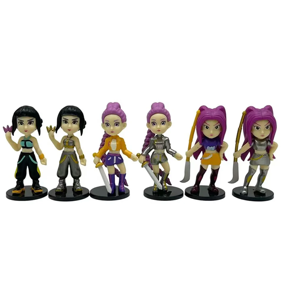 Muñeco cazador de demonios KPop de 9,5 cm, juguete de vinilo, personaje Rumi Mira Zoi, máscara de vinilo, caja ciega, regalos de cumpleaños, juguetes ornamentales