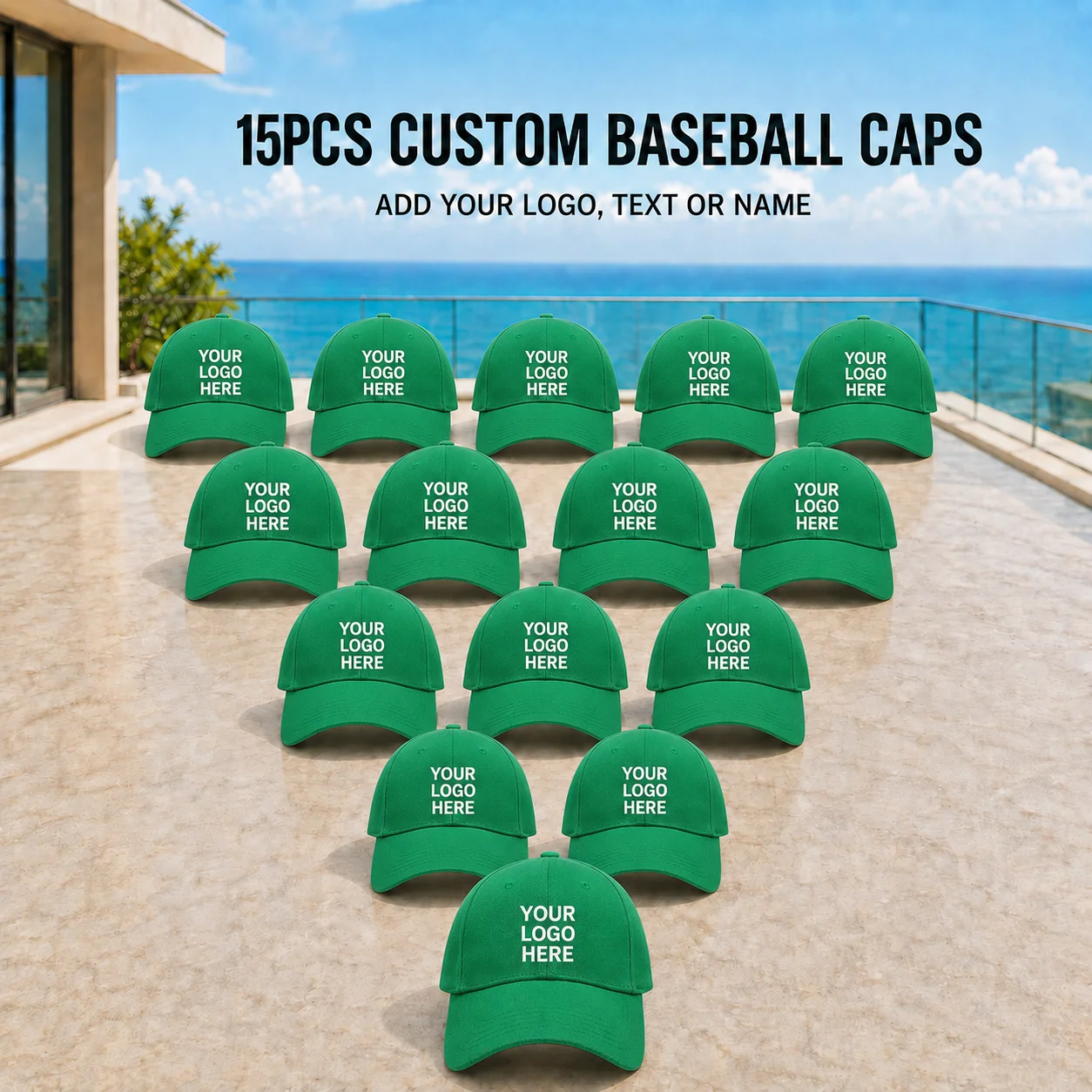 15 Customizable Baseball Caps – Add Your Own Text and Photos. Perfect headwear for everyday use or special events; ideal for out