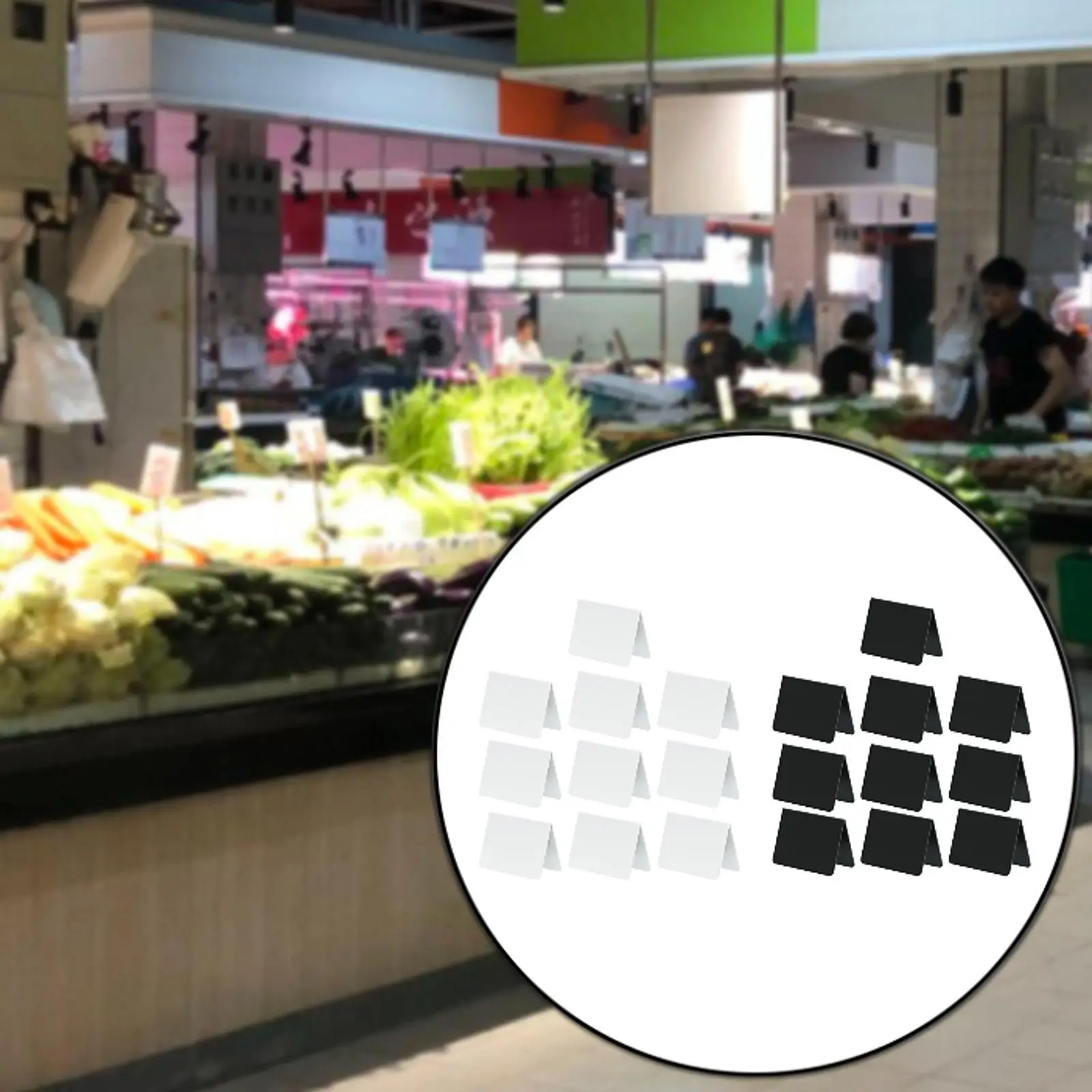 ป้ายกระดานดำอะคริลิคขนาดเล็ก 10 ชิ้น สำหรับตกแต่ง ป้ายแสดงอาหาร ป้ายชื่อ ป้ายราคา สำหรับงานบุฟเฟ่ต์ ร้านเบเกอรี่ ป้ายราคาขายปลีก งานวันเกิด