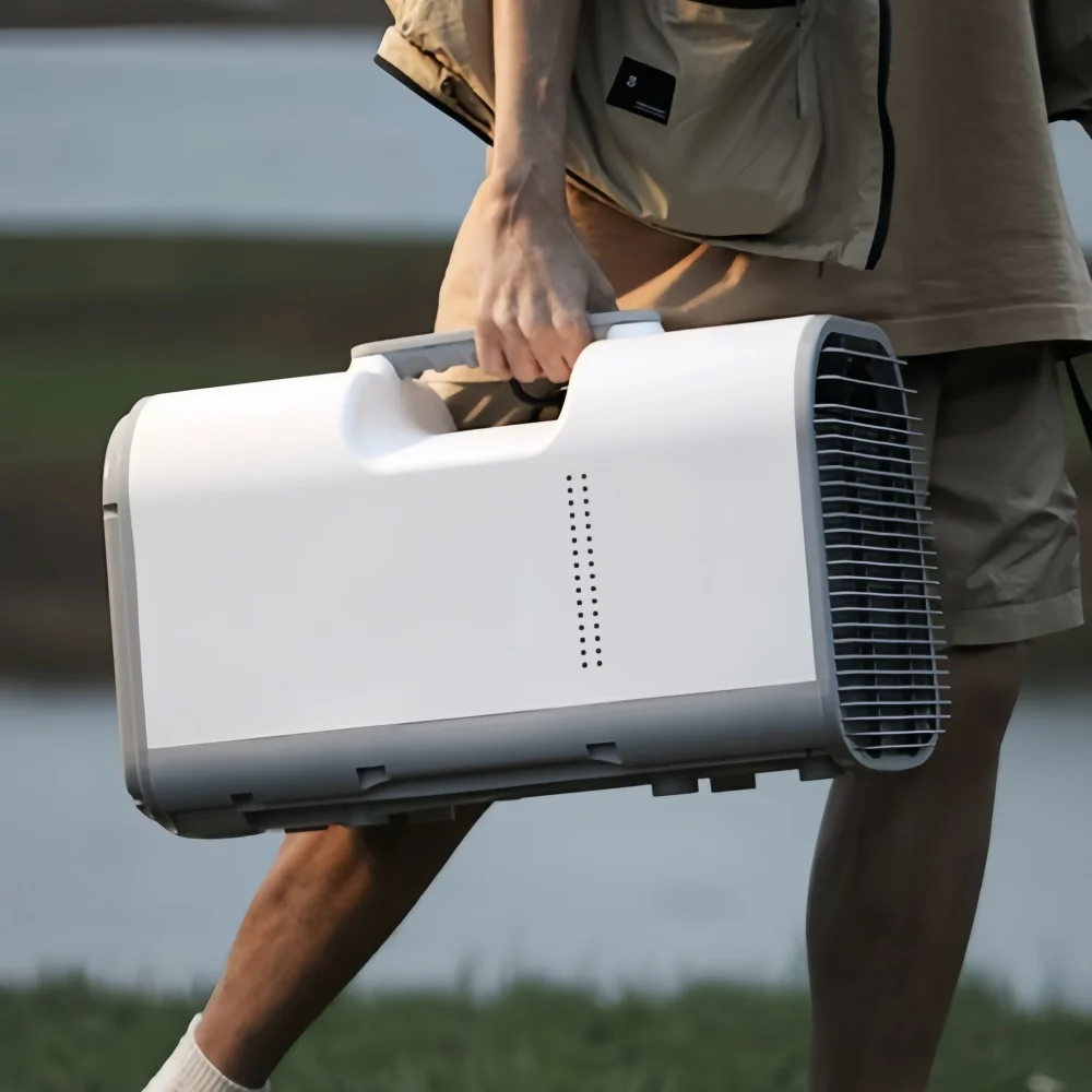 

2024, новый оптовый электрический небольшой портативный кондиционер-кулер с функцией охлаждения помещения, питание от переменного тока, бытовой автомобиль, автофургон на открытом воздухе