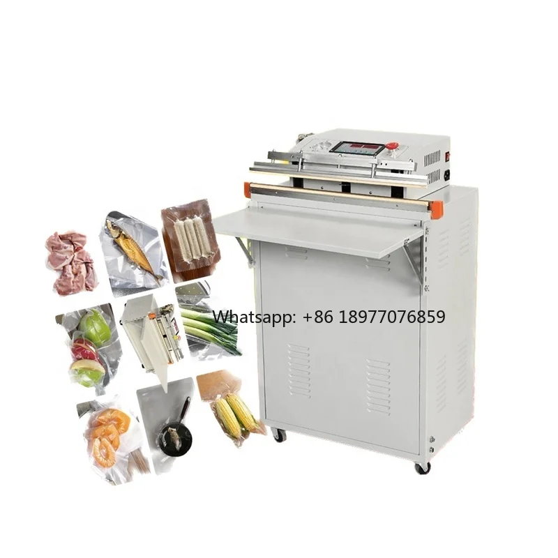 2026 JHVS-800 Single Nozzle Vacuum Packaging Machine Food Electronic Components Electronic Product Bag Film - view 4