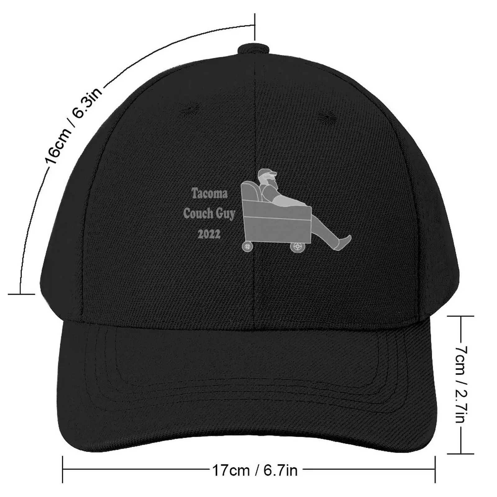 Tacoma Couch Guy Baseball Cap Military Tactical Cap New In Hat Mens Women's