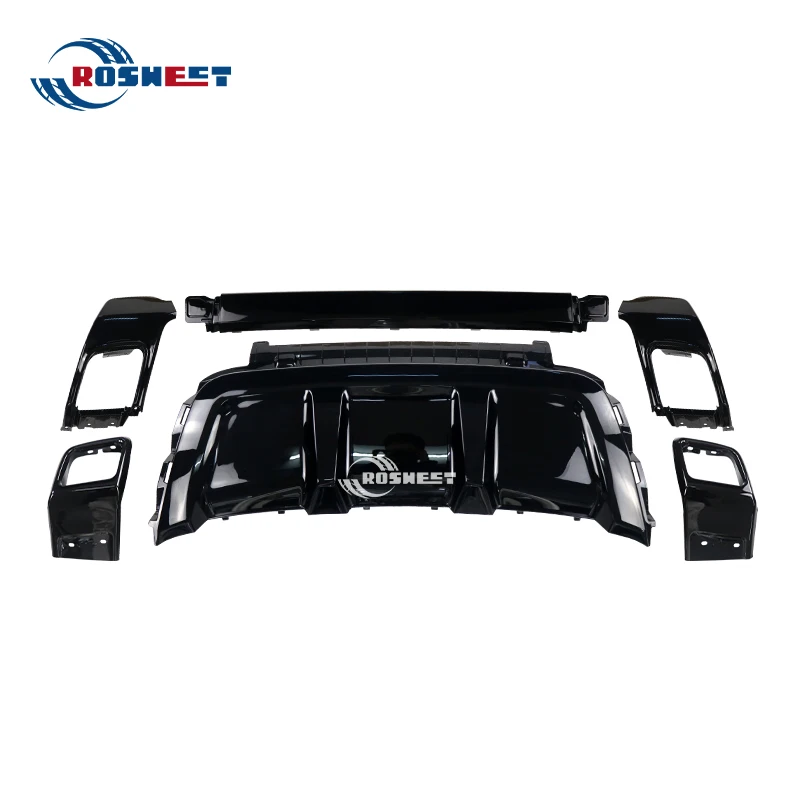 Rear Bumper Tail Throat Exhaust Pipe Trim Cover Kit For Land Rover Range Rover Evoque Dynamic L538 2010-2018 Car Accessories