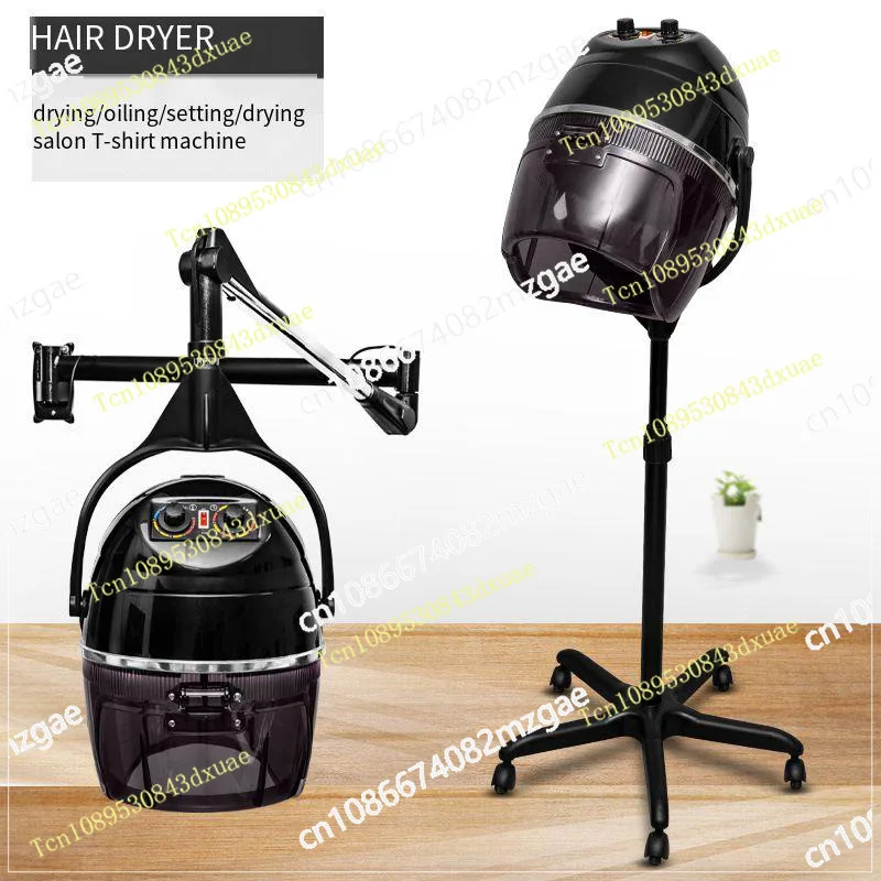 Hair Dryer Sit Under Hood Black Hair Dryer Professional Standing Hair Dryers Machine Salon Equipment Ionic Industrial