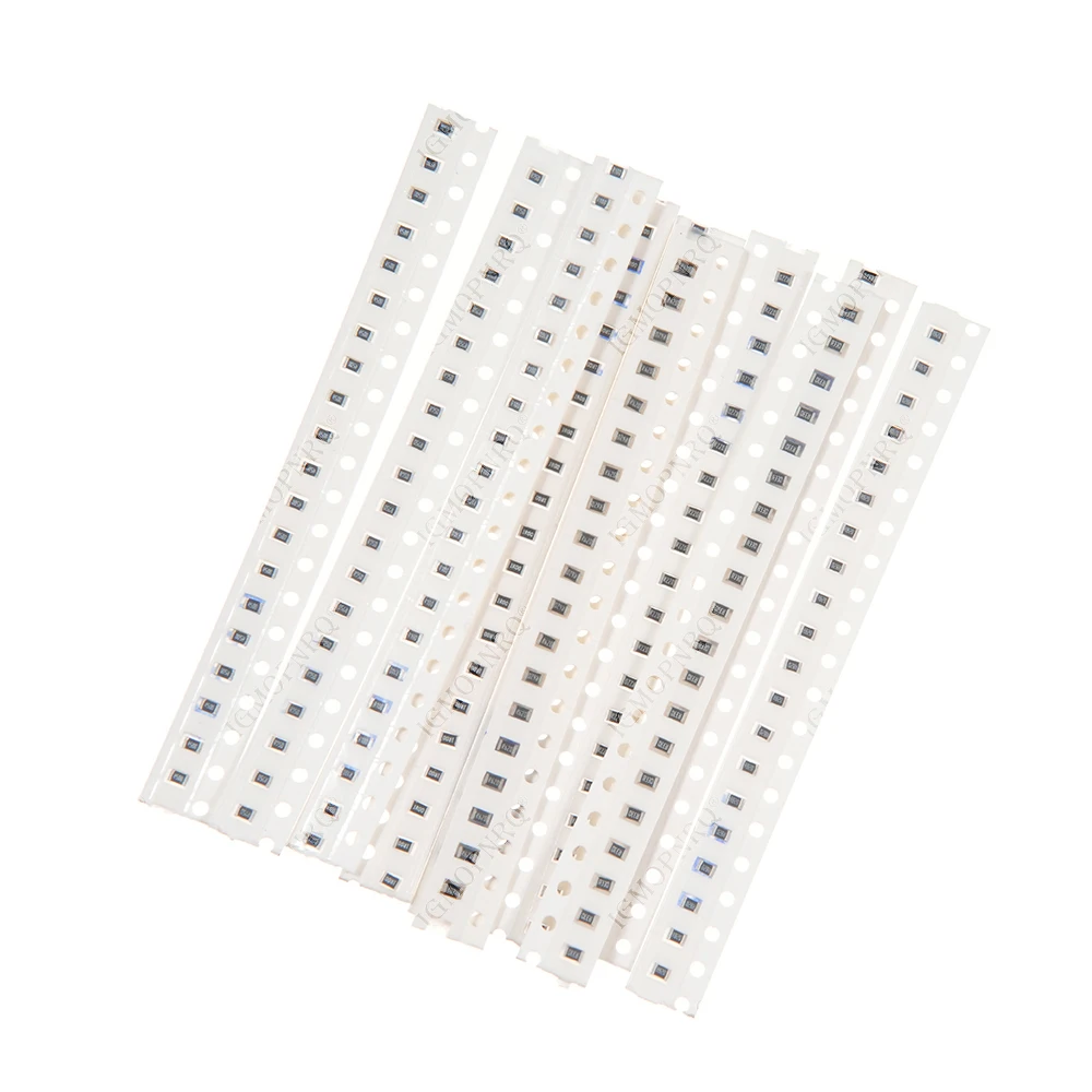 200PCS 1% 0805 SMD resistors assorted kit set ,10 valueX20pcs=200pcs 1R00 R820 R750 R620 R500 R470 R330 R220 R150 R100