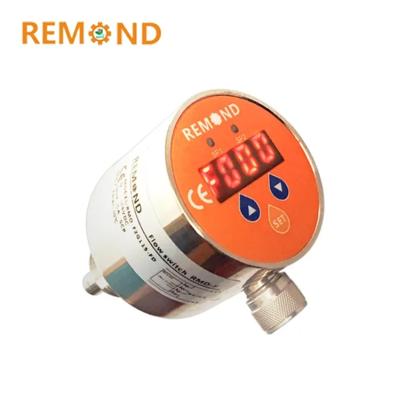 

New Electronic Thermal Flow Switch 4-20mA Output Water Flow Switch For Water Air Oil