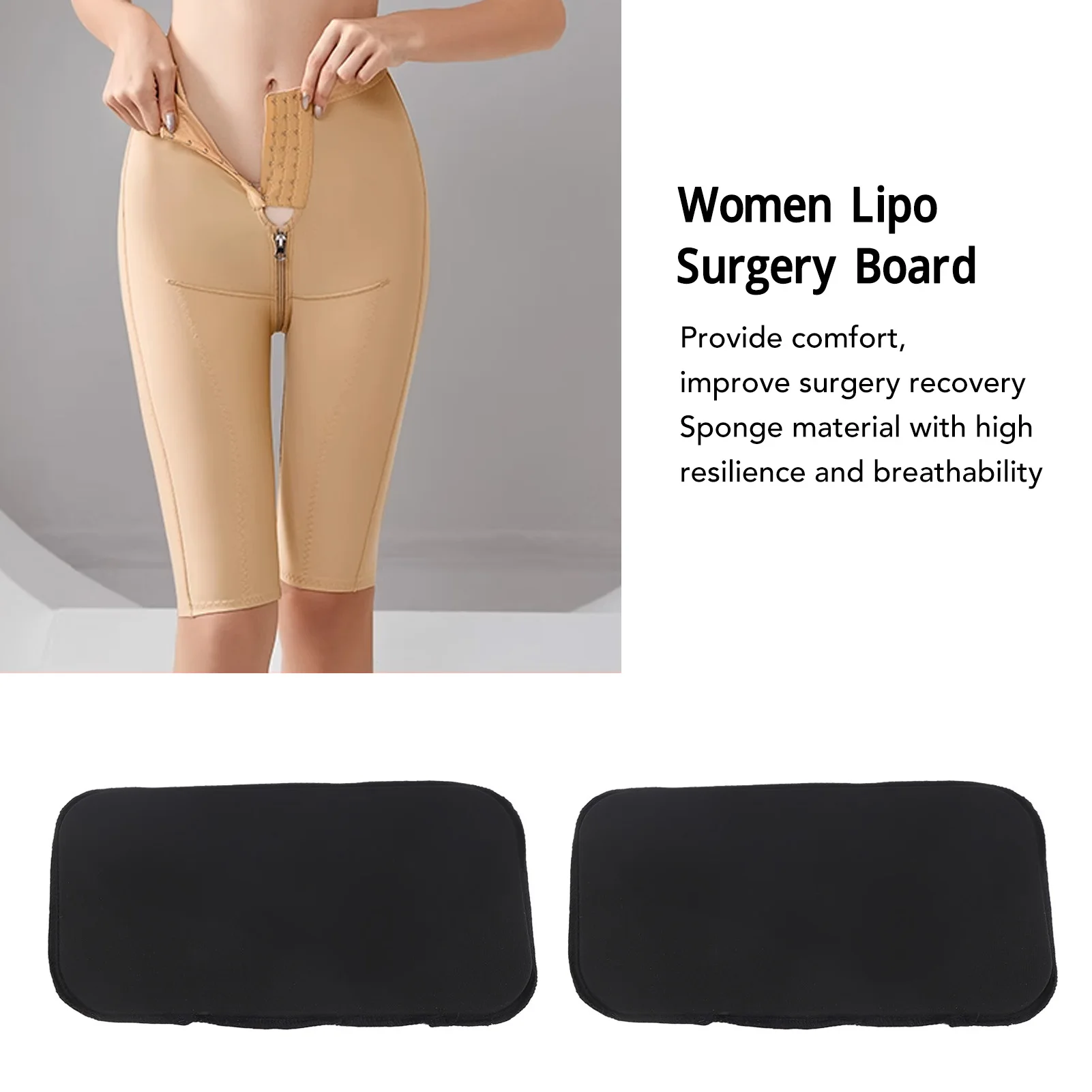 2pcs Post Surgery Sponge Sheet Women Liposuction Compression Board Abdominal Fixing Protector Abdominal Compression Board