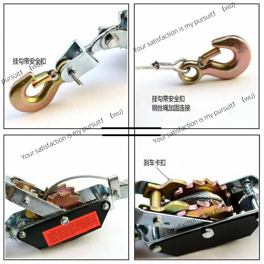 Double hook tightener, manual wire rope tightener Engineering building tightener, rope tightener