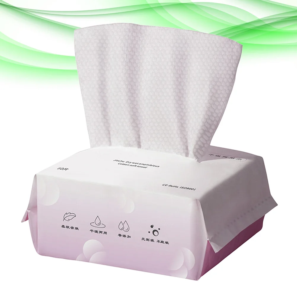 1 حزمة مناديل صحية جافة أو مبللة المتاح منشفة الوجه ضوء العناية الشخصية ماكياج إزالة الوسادة للحزب على الذهاب استخدام ماكياج