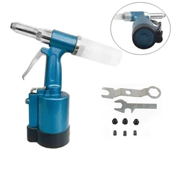 Pneumatic Blind Rivet Gun 2.4-5.0MM Heavy Duty Air Hydraulic Riveter-Professional Pop Pneumatic Riveting Gun Rivet Tool