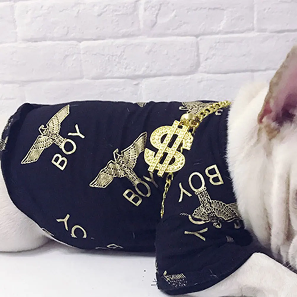 

1Pcs Pet Collar Creative Dollar Pendant Fashion Neck Chain Adjustable Comfortable for Cats Dogs Supplies Pet Collar