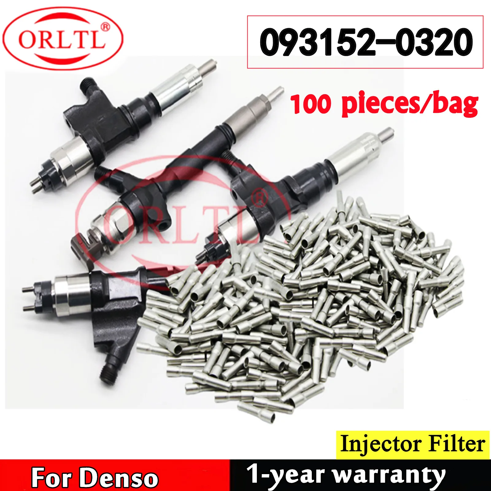 

100 шт. 093152-0320 Фильтр форсунки 0931520320 для DENSO Common Rail дизельного топлива 095000-5471 095000-5600 23670-0L050