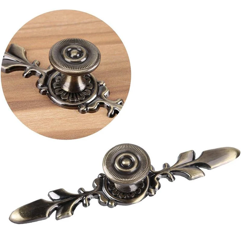 168MM Bronze Handles Kitchen Door Cupboard Zinc Alloy European Wardrobe Furniture Drawer Pulls Cabinet Knobs