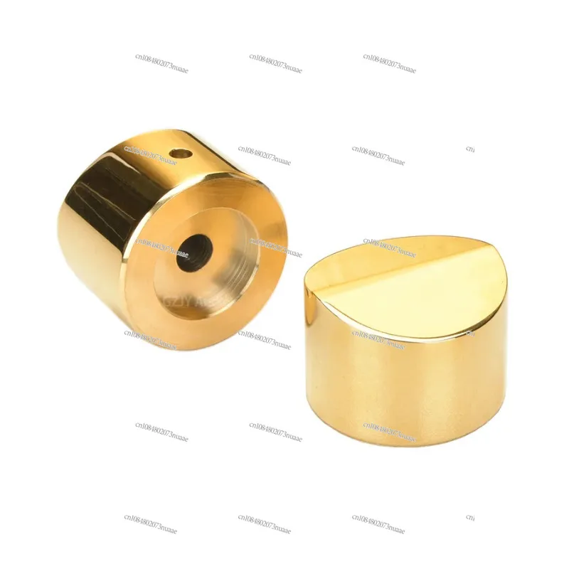 Edelstahl knopf mit hoher Helligkeit, Gold potentiometer knopf für Verstärker maschinen wie fm255 und fm266/d: 30mm