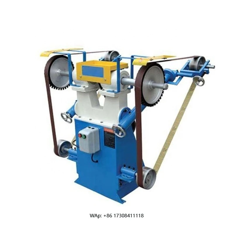 

Two-station grinder grinder for metal surface grinding