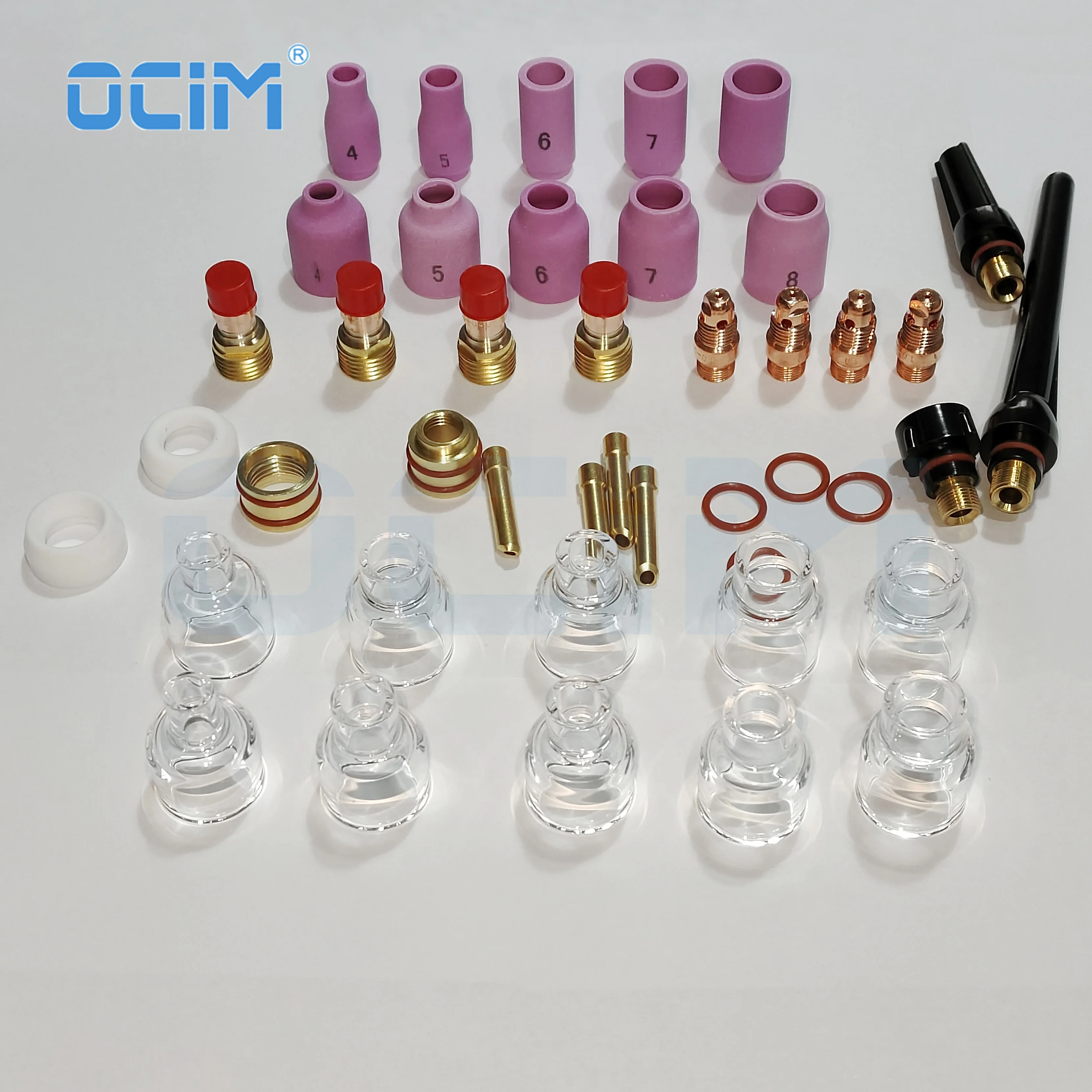 

Weld Parts Alumina Cup + Glass Nozzle With Mesh Kits For Tig Welding Torch WP9/17/18/20/26