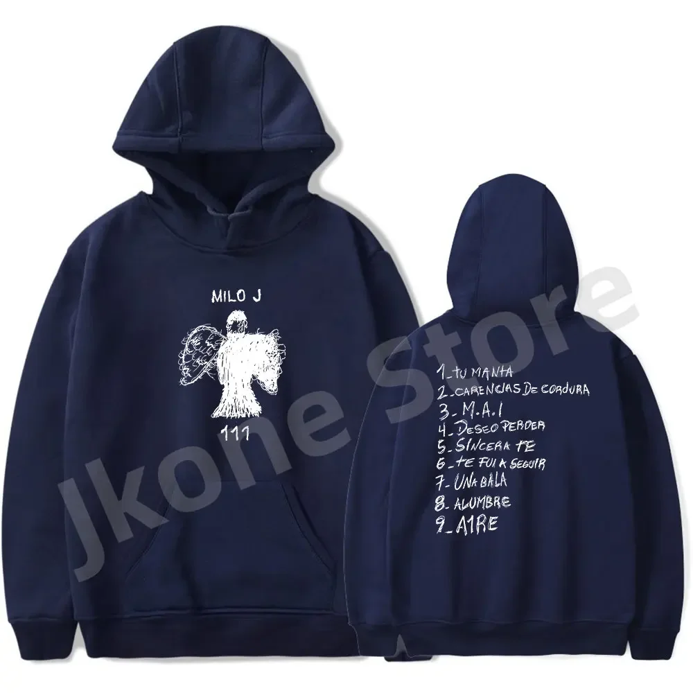 Milo J Hoodies 111 Album Merch Print Women Men Fashion Casual Singer Long Sleeve Sweatshirts plus size