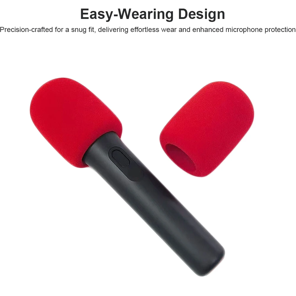 

2 Pcs Wireless Handheld Microphone Cover for JBL PartyBox Encore 2 Wireless Mic/PartyBox Encore Wireless Mic, Sponge Mic Cover