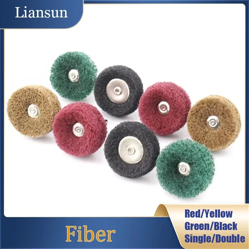 

Fiber Cloth Grinding Head Single-Layer/ Double-Layer Grinding Head Handle-Attached Cleaning Cloth Wheel Polishing Grinding Head