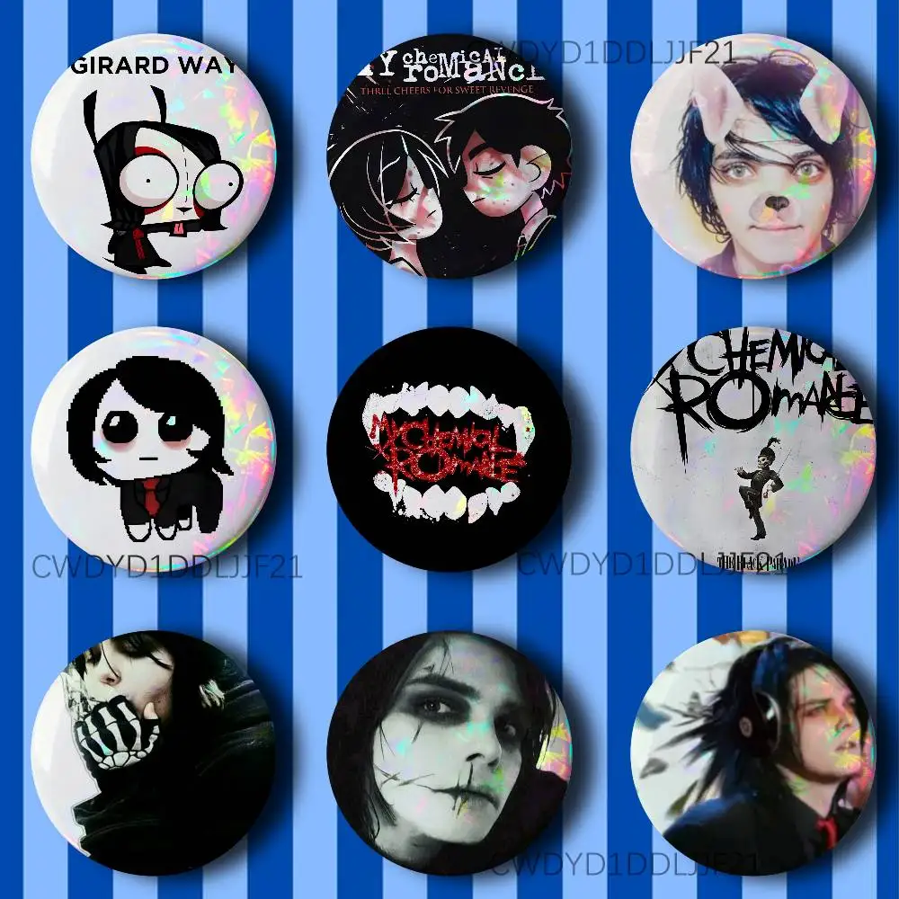 

M-My Chemical Romance Gerard Way Badge Handmade Button Brooch for Backpack Hat Shirt Accessories Gifts