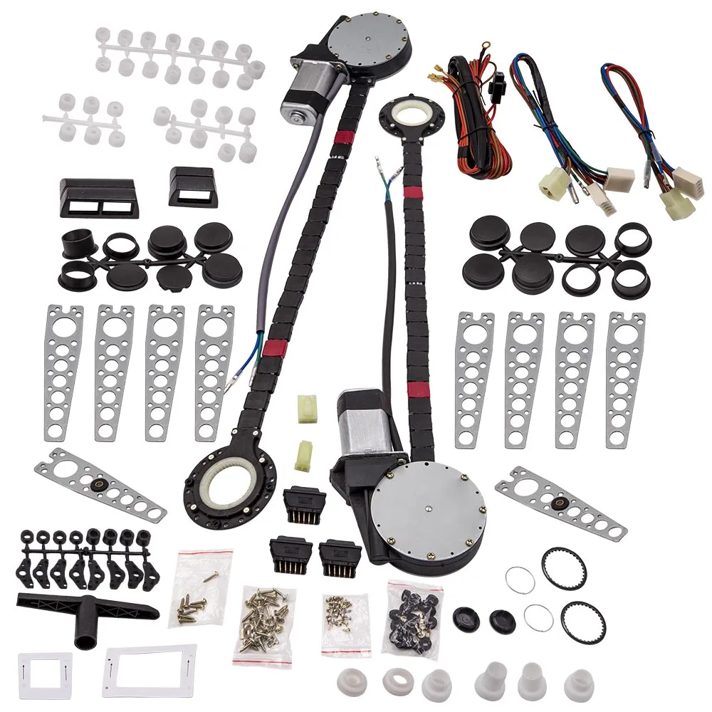 Universelles elektrisches Fensterheberschalter-Kit für 2-Türer-Fahrzeuge vorne oder hinten – Detail 2