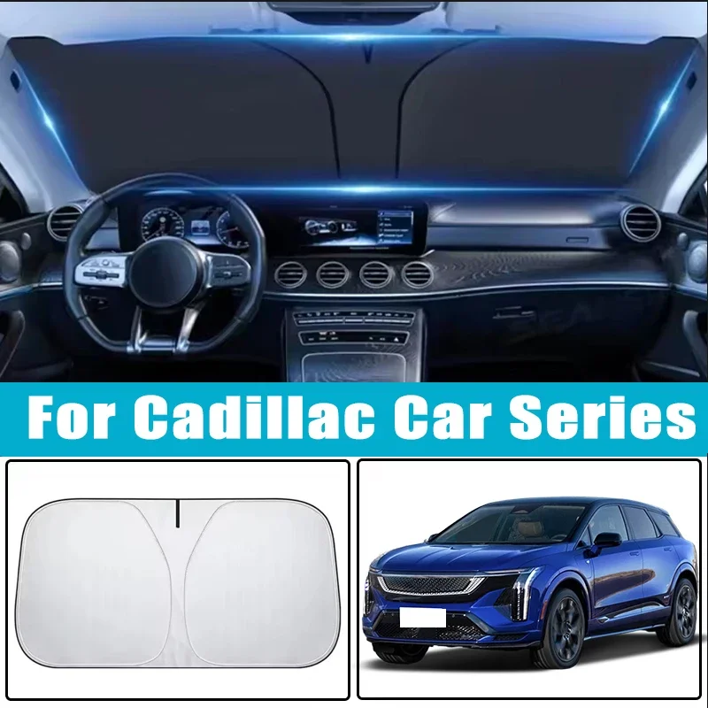 

For Cadillac ATS ATS-L CT4 CT5 CT6 XTS XT4 XT5 XT6 SRX STS Car Sun Visor Windshield Sunshade Heat Insulation Auto Accessories