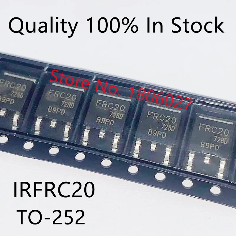 10PCS/ LOT IRFRC20 FRC20 TO-252 / 23N06 SUD23N06-31L / IRFR7540 /AOD254 /AOD3N80/ IRFR4615 / IPD30N06S2-15 2N0615/IPD70N03S4L-04