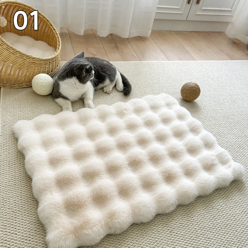 

Cat Plush Mat Universal Pets Blanket Warm Sleeping Mat for autumn and winter Dog Bed Dog Thick Mat Cat Bed Pet Supplies
