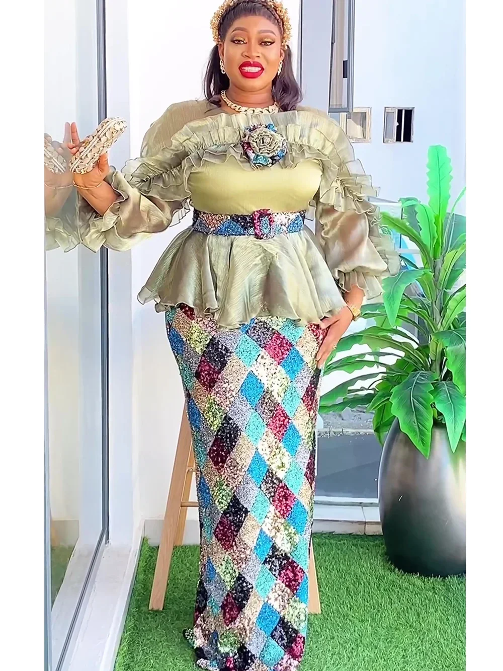 فساتين سهرة مقاس كبير للنساء فستان ترتر فاخر أفريقي أنيق لحفلات الزفاف التركية فستان طويل ملابس أنقرة للسيدات