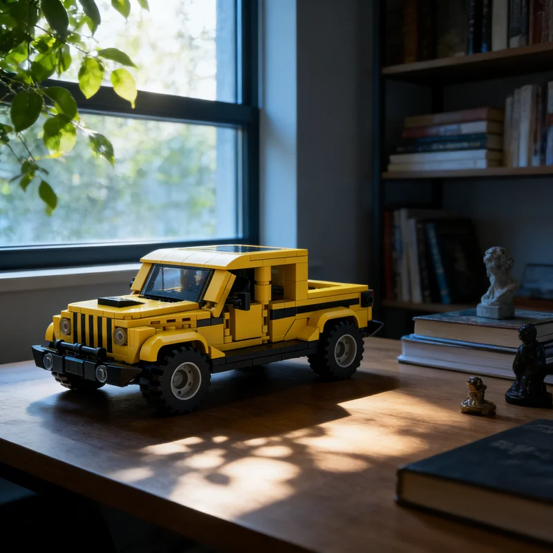 326 pièces MOC Jeepped Gladiator JT City Champions Modèle de construction en blocs Jouets d'architecture Cadeaux de Noël Idée créative Éducation