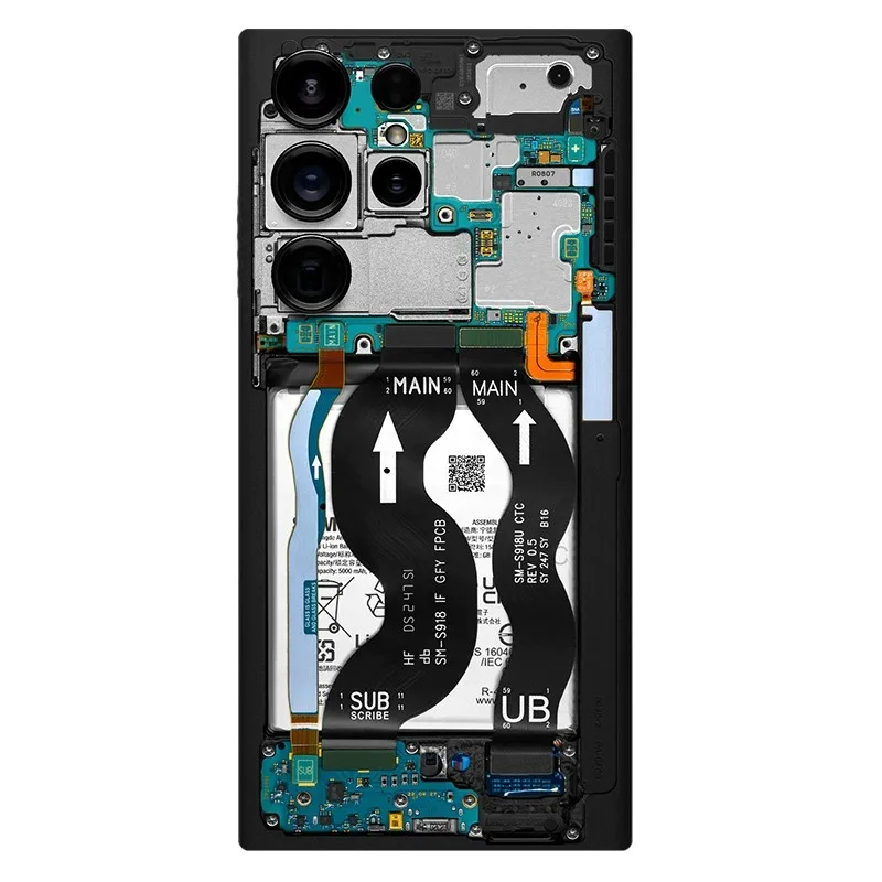 For Samsung Galaxy S23 S22 S21 ultra Z Fold4 3 Teardown Decal Skin Back Screen Protector Film Cover  3M Wrap Case Matte Sticker