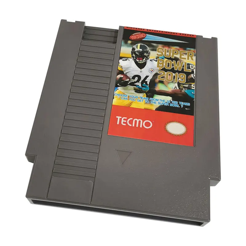 

Tecmo Super Bowl 2019 - USA Version Cartridge 8 bit Video Game Cart Famicom Single Card For NES Classic Console - Battery Save