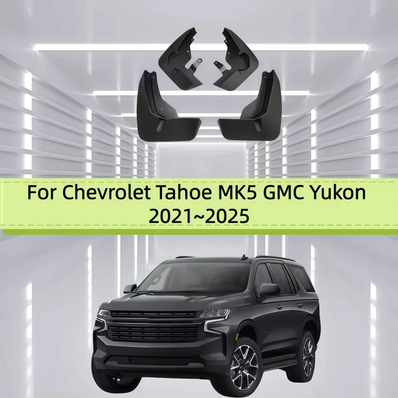 

Car Mudguards Parts For Chevrolet Tahoe MK5 GMC Yukon 2021~2025 Front Rear Mudflap Fender Flare Cover Guard Auto Mud Accessories