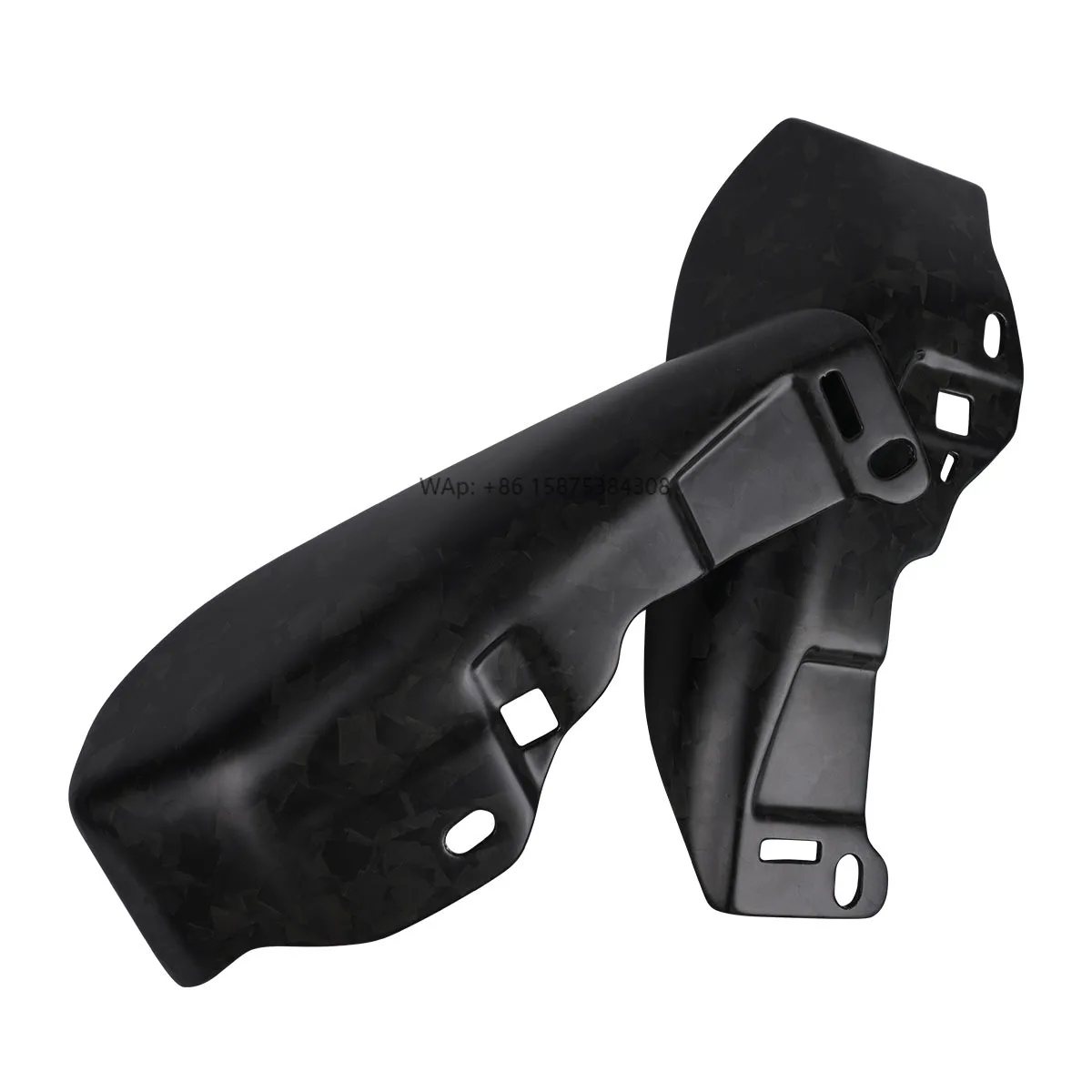 Forged Matte Carbon Fiber Black Engine Heat Shield Perfect Fit for Harley 2025 Street Glide Ultra