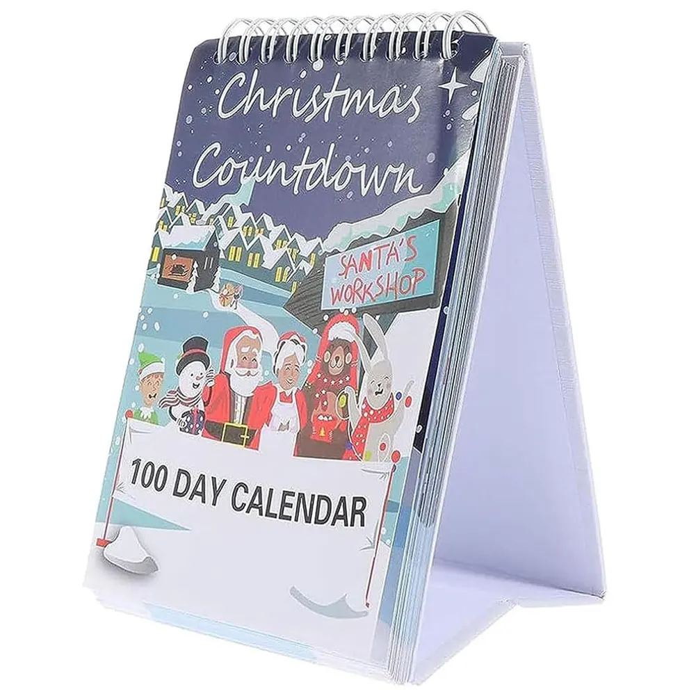 100 Day Christmas Countdown Calendar Tear Off Countdown Calendar 2024 Christmas Countdown Calendar Christmas Advent Calendar