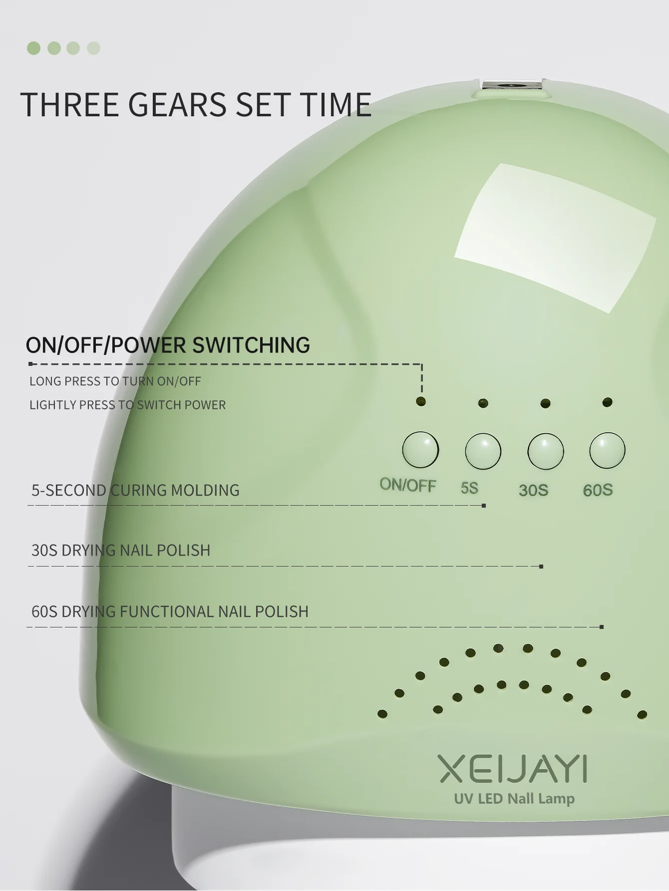 1PC [USB Plug] Nail Lamp Nail Dryer, Nail Phototherapy Machine Dual Light Source UV Nail Lamp, For Women Nail Art DIY Use