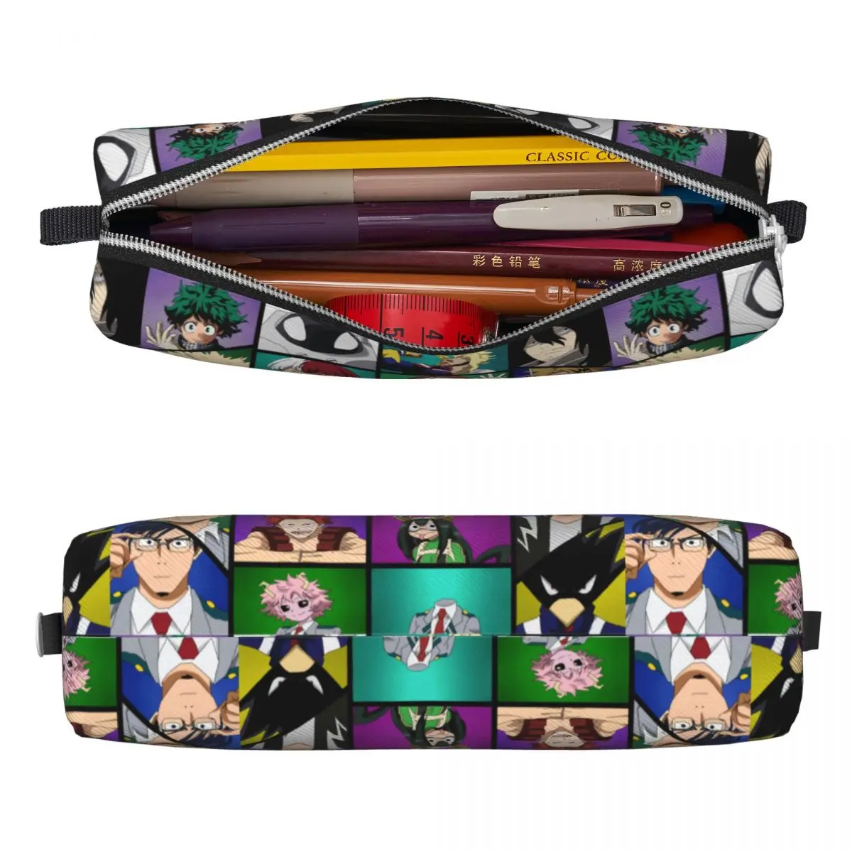 My Hero Academia Pencil Cases Lovely Boku No Hero Academia Pen Pencil Bags Student Large Storage School Cosmetic Pencilcases