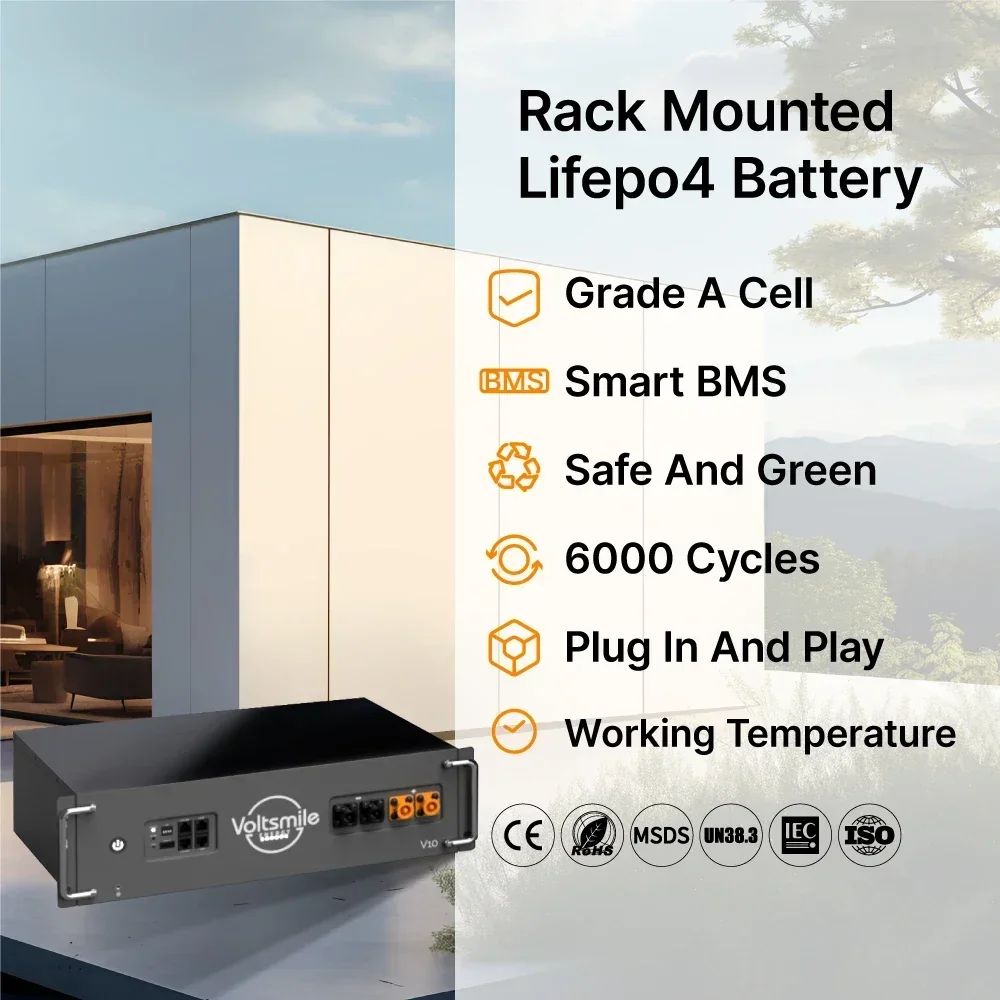 51.2v 100a 5.12kwh Home Use Solar Power Energy Storage System With Lifepo4 Lithium Battery Residential Energy Storage System