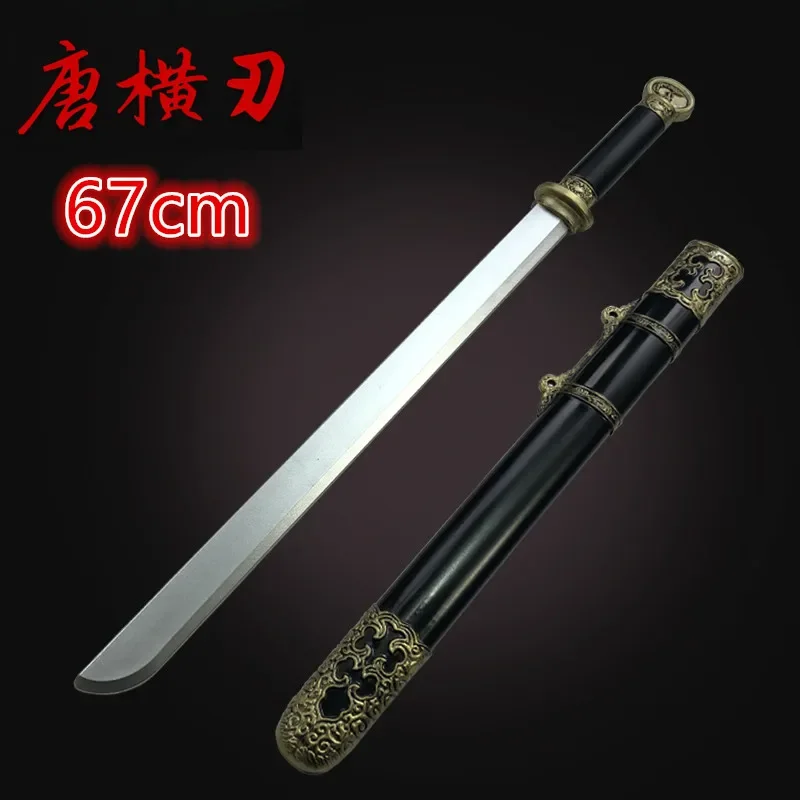 Chinese Cosplay Ancient Tang dynasty sword Weapon  Three Kingdoms Role Playing Model Boys Toys 1:1 Prop Knife Kids Gift