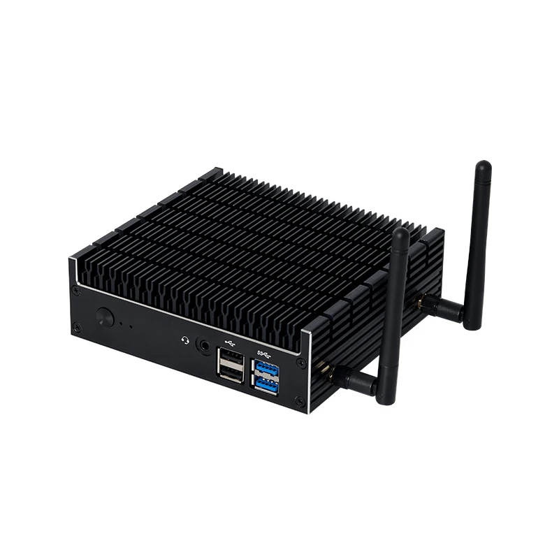 Helorpc-Mini PC sans ventilateur, R2 Pentium 5405U DDR4 M.2 NGFF avec écran HDMI DP TYPE-C, prise en charge 6USB, Windows 10, 11 LINaffiliations Desktop