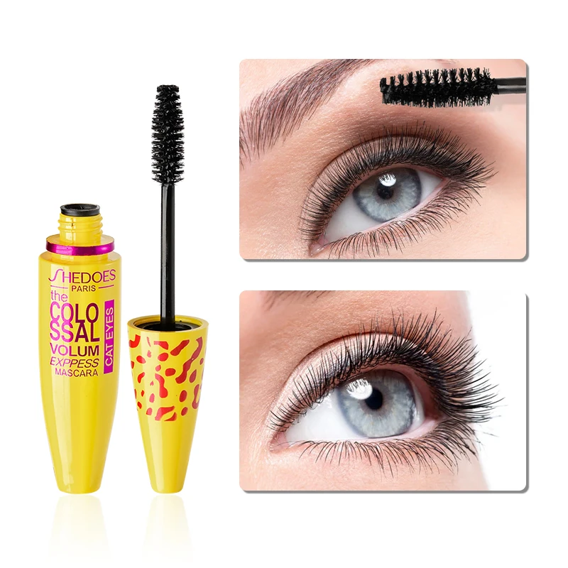 SHEDOES 1PCS-5D mascara épais, long, bouclé, naturellement imperméable, facile à démaquiller