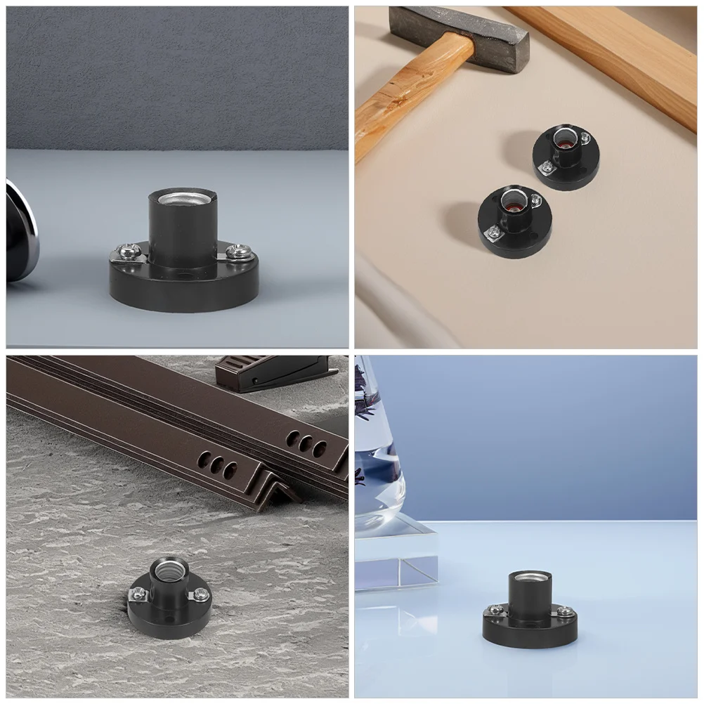 12Pcs Lamp Bulb Socket Holder Small Screw Base for School Science Project Research Institution Lighting Fixture Extension