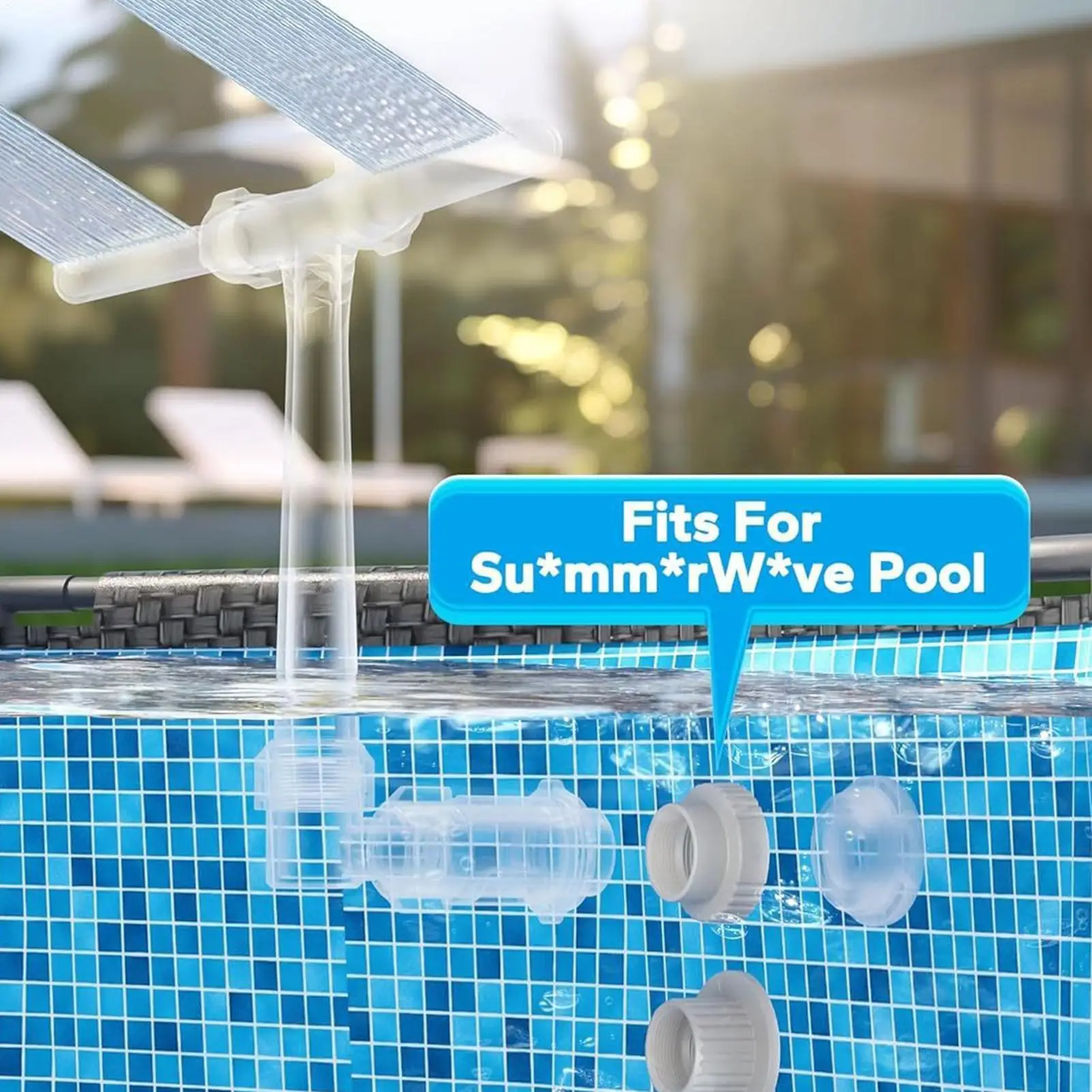 

Адаптер для наземного фонтана, герметичные соединители, комплектующие для наземных фонтанов для заднего двора, сада, внутреннего двора, игровой площадки, газона