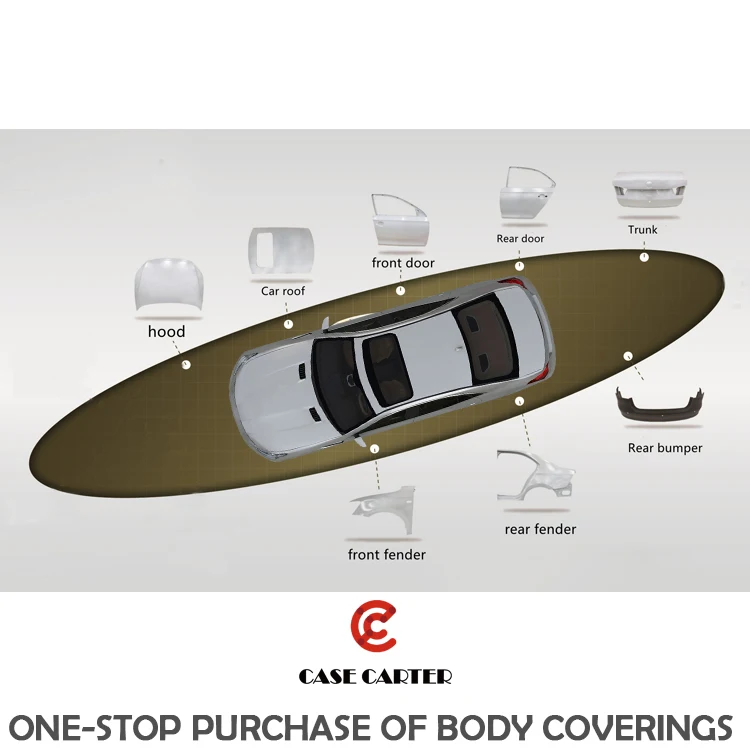 HOT CASE CARTER OEM Car Rear Doors Part Door Panel Assembly for Auto Body Spare Part China Supplier