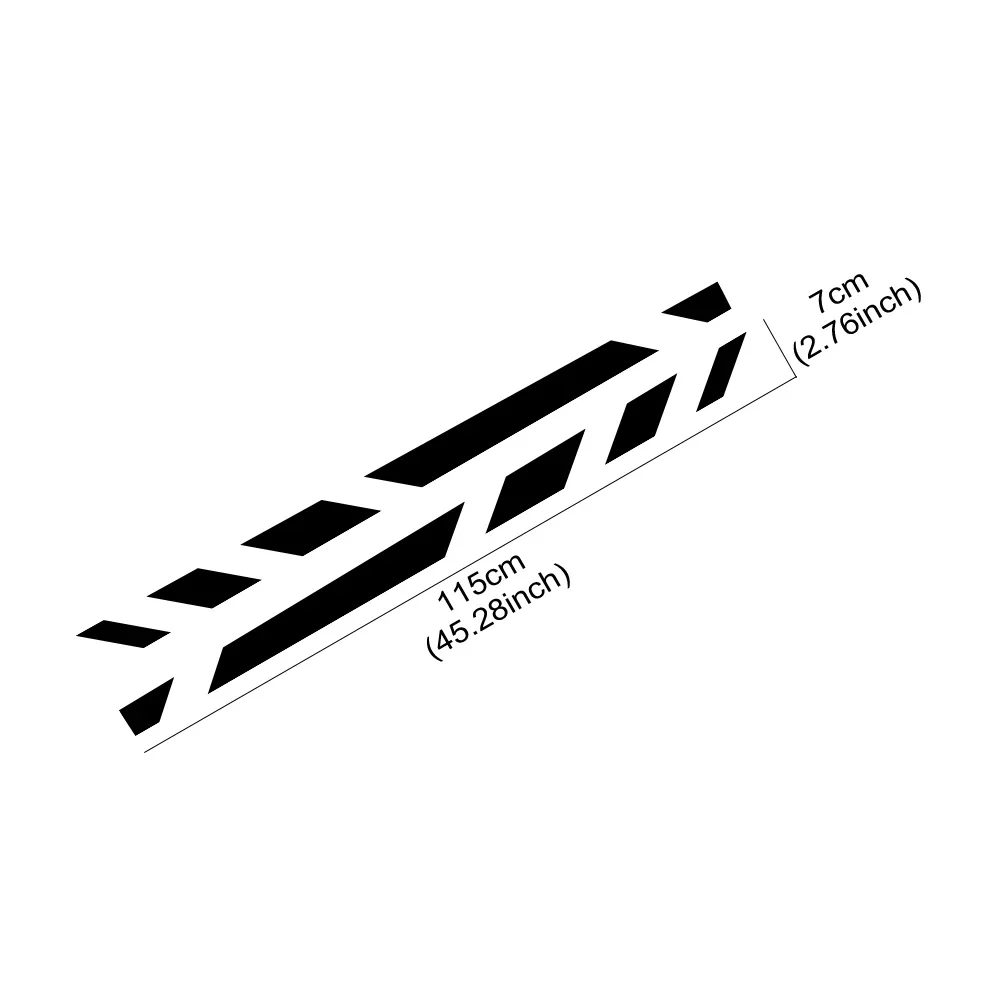 2PCS Car Door Side Stickers Vinyl Racing Style Decals Auto Accessories For Volkswagen VW Golf 8 7 5 4 6 GTI MK8 MK7 MK5 MK6 MK4